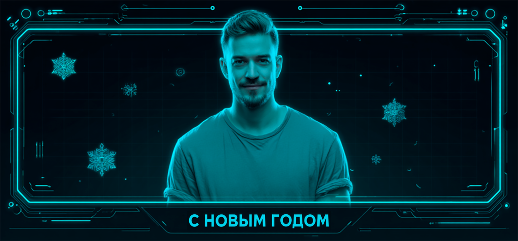 Как с помощью нейросетей создать новогодние поздравления для коллег