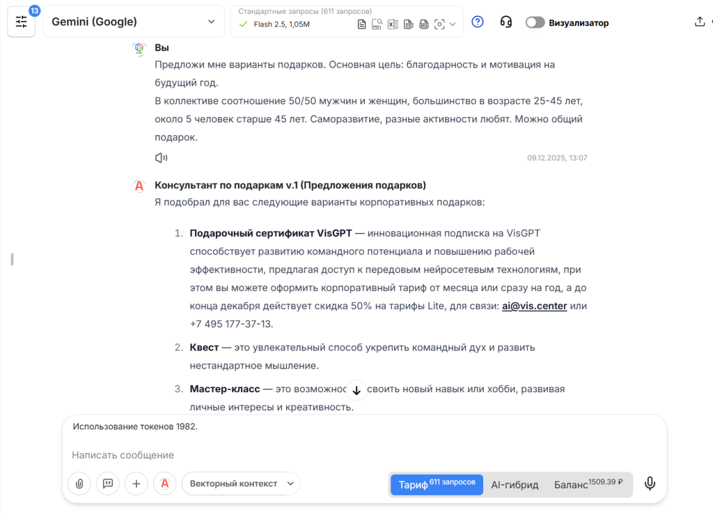 Корпоративные подарки на Новый год по версии нейросетей