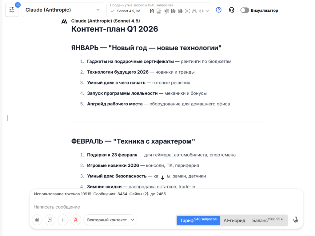 Как создать контент-стратегию с нейросетью за один день