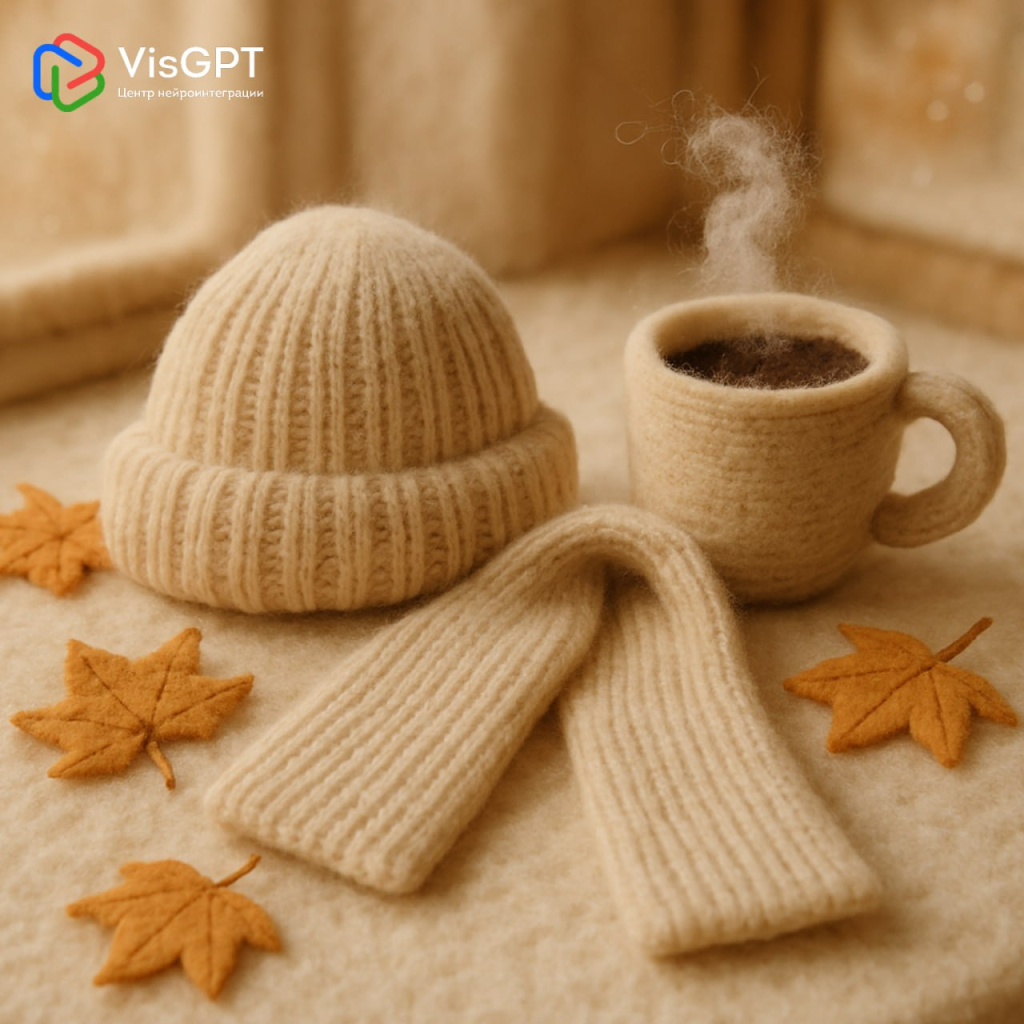 Создаем «вязаное» фото в VisGPT