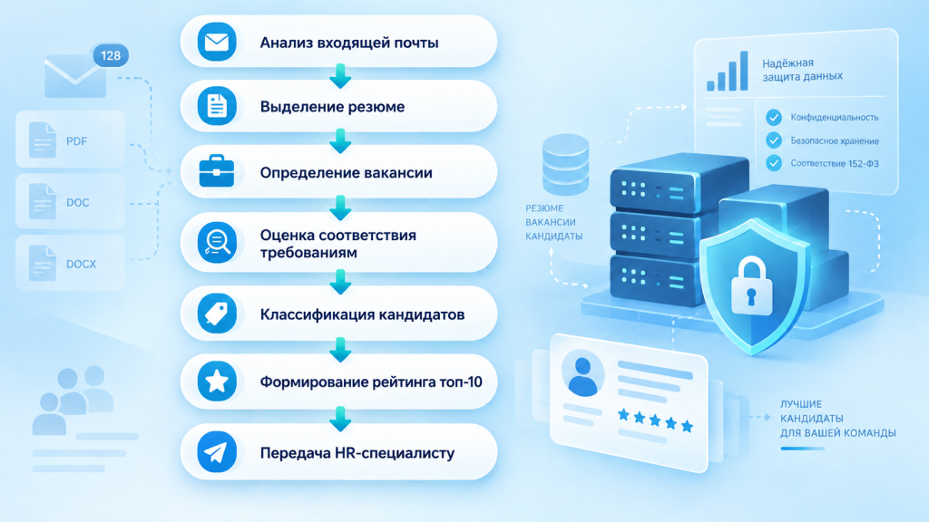 Workflow-агент для автоматизации подбора персонала в страховом холдинге