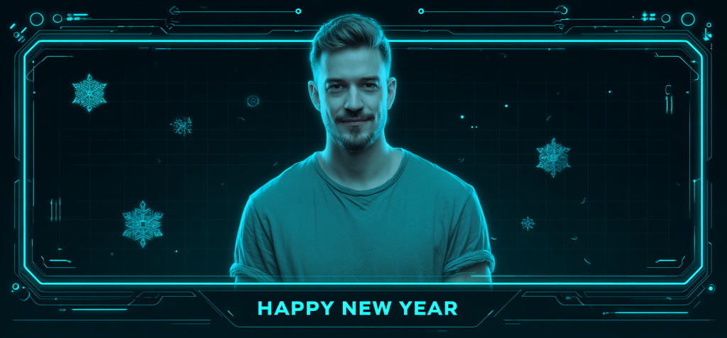 Как с помощью нейросетей создать новогодние поздравления для коллег